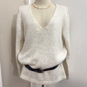 Sweater By Joe Fresh Sequins FITS（XL/L)